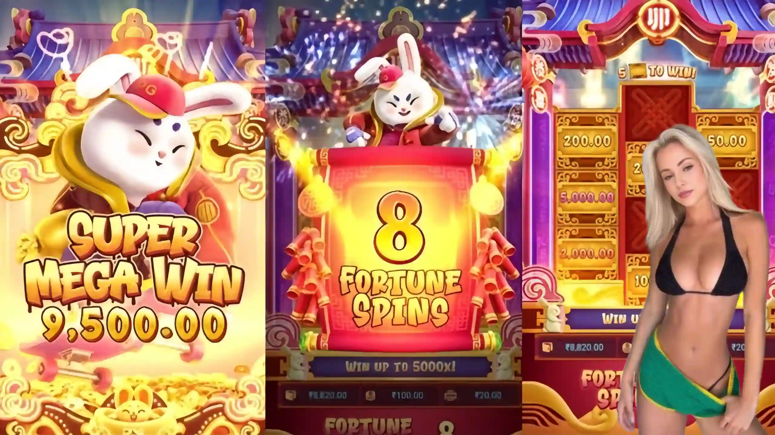 Wild Expansivo Fortune Rabbit 91000 - Coelho Dourado que Expande